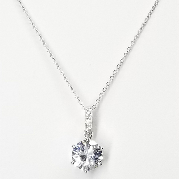 NEW Micro Pave CZ Diamond Necklace - Picture 5 of 10